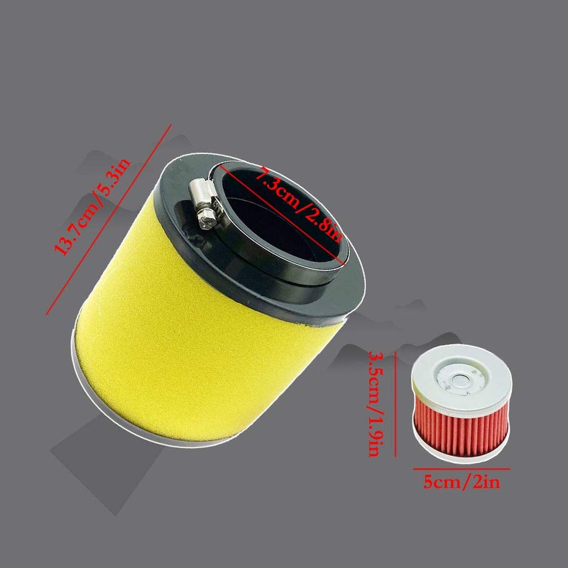 Merlibugo Air Filter Element Cleaner with Oil Filter Fits 2007-2013 Honda Rancher 420 4x4 2x4 ES TRX420FM TRX420TM TRX420FE TRX420TE Replace 17254-HP5-600 - Image 3